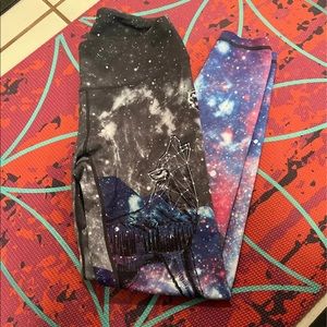 Feed me fight me geometric wolf galaxy